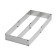 Axentia baking form, square, transformer, 23.5-44x5x20-37 cm