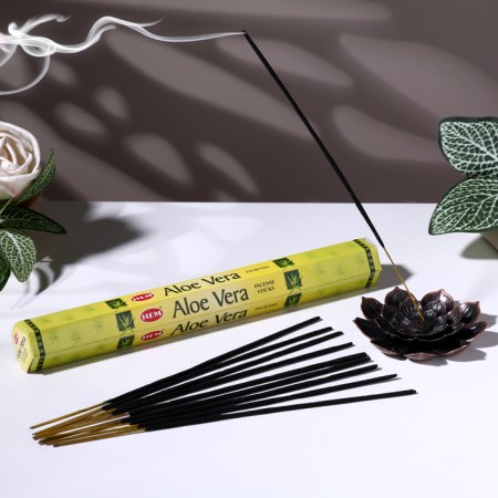 Incense hem "Aloe Vera. Alo", 20 sticks in packaging, hexagon