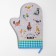 Ethel kit “Chicken Ranch”: a mittens-output 20x28 cm, a selection of 19x19 cm, 100% cotton