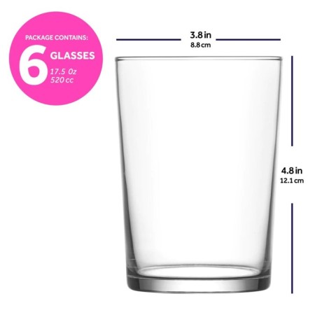 A set of glasses for drinks LAV BODEGA, 520 ml, 6 pcs-1