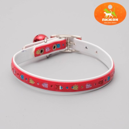 Collar "love", 30 x 1 cm, mix of flowers