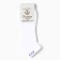 Male socks, white color, size 27-29