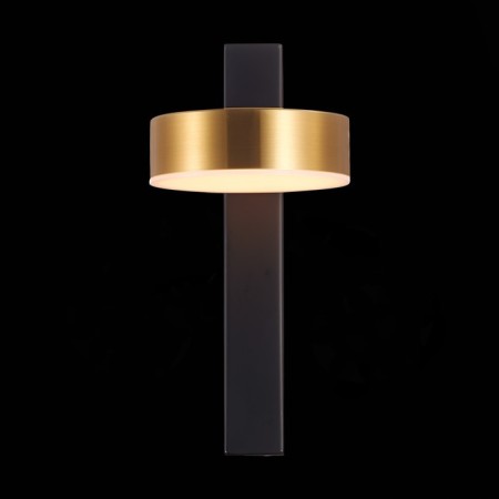 Wall lamp ST LUCE. SL6000.301.01. Pances. 1x7 W, LED, 3000K, 300 LM, 10x21 cm, black color-6