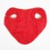 Dogs jacket "Nice", size XL (DS 38 cm, Osh 38 cm, og 48 cm), red