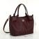 Women's bag with lightning, burgundy color
