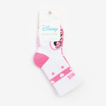 Set of socks "minnie", Minnie Mouse, pink/white color, 12-14 cm-5