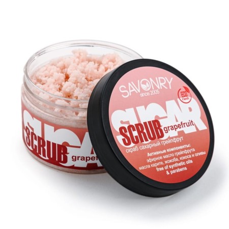 Grapefruit Sugar Body Scrub, 300 grams