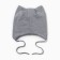 Hat children's cat, color gray melange, size 42-46