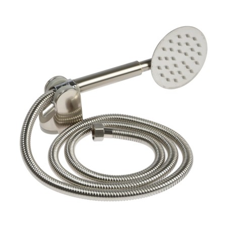 Bath mixer Zein Z3834, one -leaf, shower set, satin-8