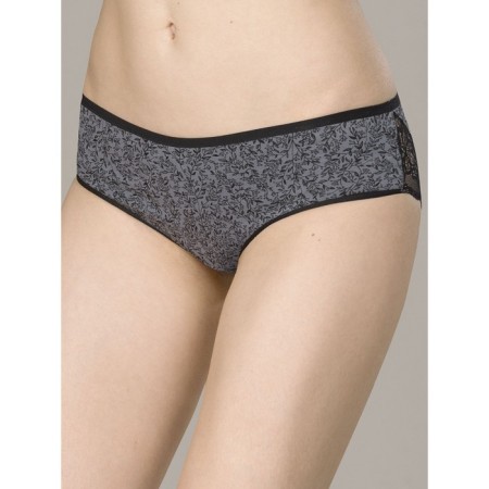 Women's panties, size 48 is gray, white, 2 pcs-2