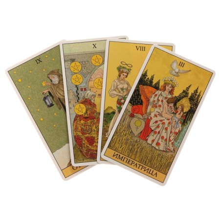 Tarot Wate Tarot Maps, for beginners, 78 cards, card 6.6 x 12 cm, with instructions-1