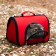 Bag - Animal carrying, 2 entrance, 31 x 20.5 x 23 cm, red