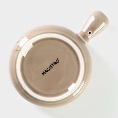 Porcelain magistro magistro “cerera”, 100 ml, d = 7.5 cm, brown color-4