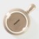 Porcelain magistro magistro “cerera”, 100 ml, d = 7.5 cm, brown color