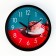 Watch Wall "Dessert", D-20 cm, smooth move