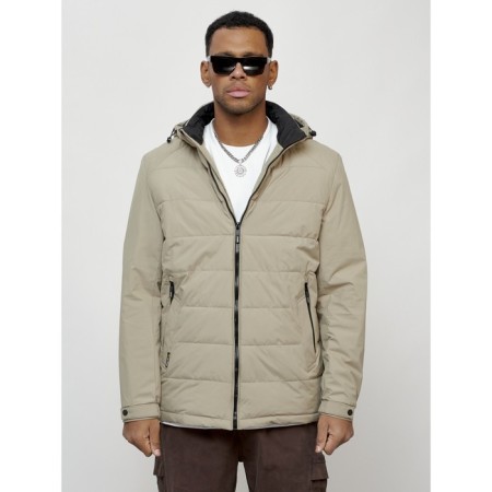 Male spring jacket, size 52, beige color-6