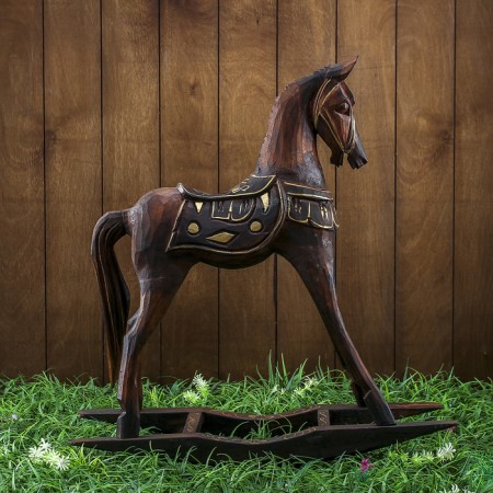 Souvenir tree "Horse rocking" 45x12x45 cm-3