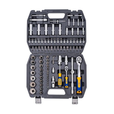 The instrument set Kraft KT700871, 1/2 ", 1/4" 12-sided heads, 95 items-1