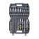 The instrument set Kraft KT700871, 1/2 ", 1/4" 12-sided heads, 95 items