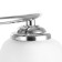 August chandelier 6X27 40W chrome 58x58x25 cm Bayerlux
