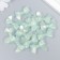 Decor for creativity plastic "Green bow" glows in the dark 0.8x2.4x3.4 cm