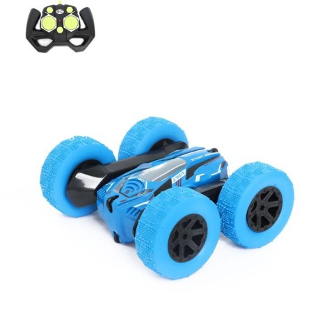 Radio-controlled car-controlled machine "Strokach", with a battery, blue color