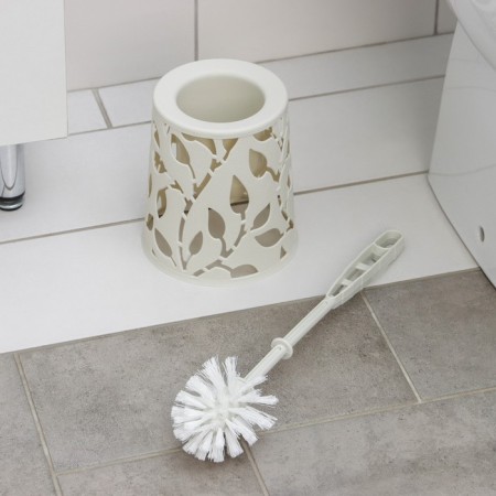 Blara for the toilet "Flora", 14 × 41 × 41 cm, white color-2