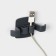 Clip for wires for household appliances, 3 pcs, 9.5 × 5.3 × 2.5 cm, white/black/gray color