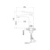 IDDIS DASH DASSB00I01 shell mixer, single-knit, handle, chrome