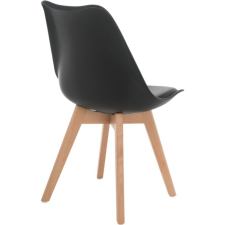 Plastic stool Bonuss array/plastic/coconut, natural/black 49x57x82 cm-3
