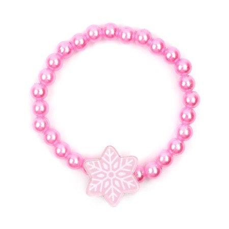 Bracelet and New Year's beads "Little Snowflake" for the New Year, 11 x 14 cm-2