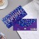 The envelope for the money "Surprise!" glitter, glare, purple background, 20.7x23 cm