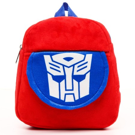 Blush backpack on a zipper, with a pocket, 19 x 22 cm "Optimus Prime", transformers-2