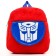 Blush backpack on a zipper, with a pocket, 19 x 22 cm "Optimus Prime", transformers