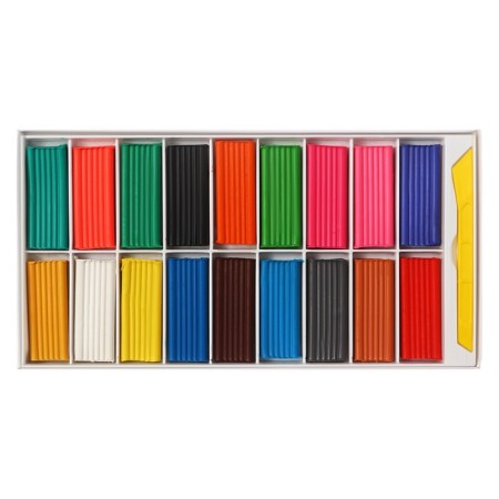 Globus plasticine "Children's", 18 colors, 270 g, soft-1