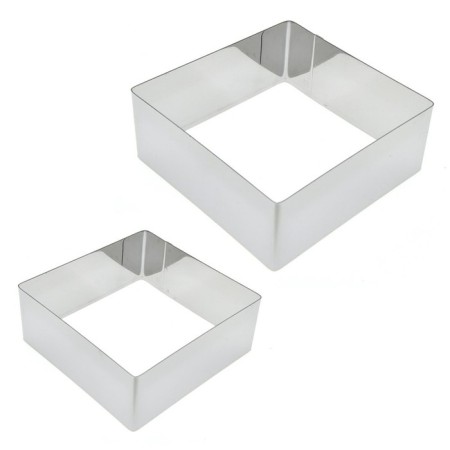 Set of culinary forms "Square", 8x8x4 + 10x10x4 cm-1