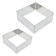 Set of culinary forms "Square", 8x8x4 + 10x10x4 cm