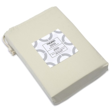 ELS sheet Essential, size 160x200x30 cm, gray-beige color-4