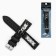 Watch strap, 20 mm, silicone, L-20 cm, black