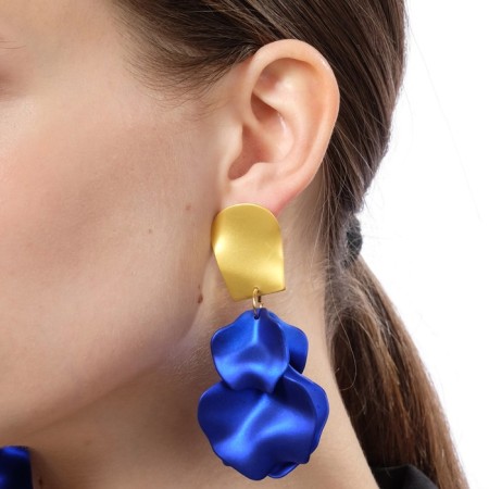 Earrings Assorted "Wind" Enjoyness, color blue-gold-5