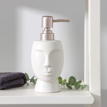Savanna liquid soap dispenser, 240 ml, white color