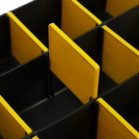 Organizer with tundra locks, reinforced housing, 21 compartment for fasteners, 380 x 300 x 60 mm-1