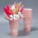 A glass for flowers "feathers", 350 ml
