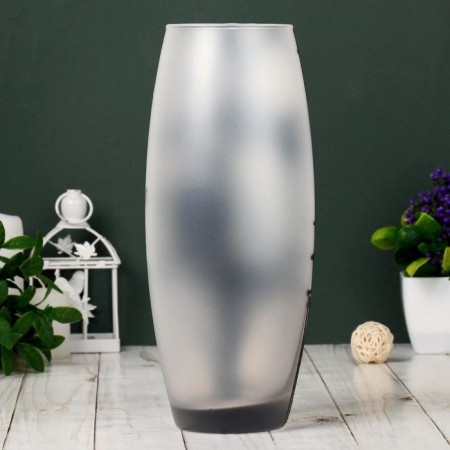 Vase Glass "Cat" 1, D-7.5cm 10x26 cm, V = 1.7l-1