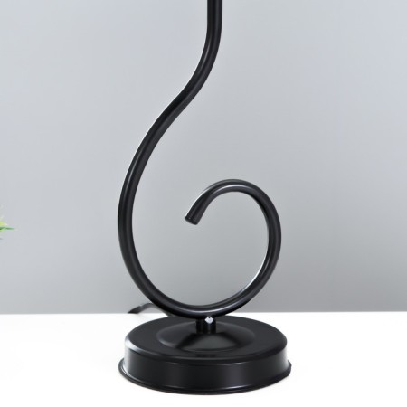 Lamp table bourgeois 1x15W E14 16x16x40cm black/brown Risalux-4