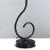 Lamp table bourgeois 1x15W E14 16x16x40cm black/brown Risalux