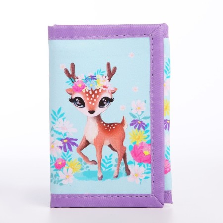 Gift set for the girl "Olenenok", wallet, notebook, pen-3