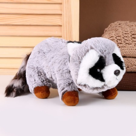Soft toy "Raccoon", 26 cm, color gray color