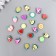 Beads for the creativity of PVC "Fruit" mix set 20 pcs 1x1x1 cm