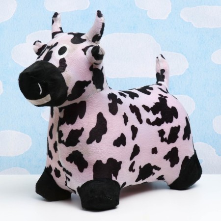 Toy - nursery jumper "Cows" rubber inflatable, 50x27cm, in a case, black and white